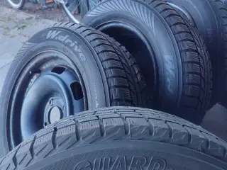 Vinterdæk på stålfælge 