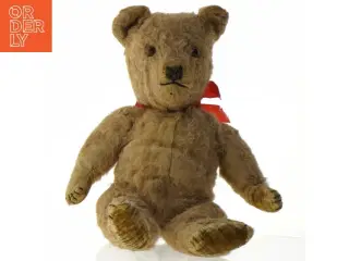 Gammel tøjdyrsbamse (str. 40 x 12 cm)