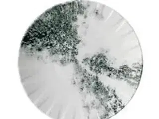 6 stk. Tallerken coupe dyb sort 235 mm Abstract Smoked Churchill