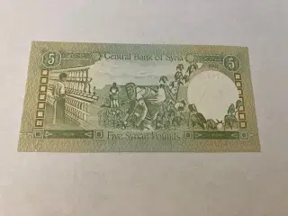 5 Syrian Pounds Syria 1991