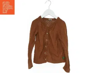 Brun cardigan med knapper fra Freds World (str. 92)