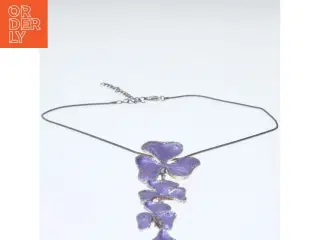 Blomst halskæde (str. 42 cm)