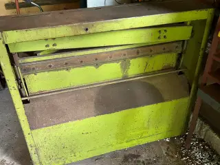 Plade klipper med fodpedal