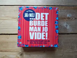 Det burde man jo vide - Ja/Nej Brætspil