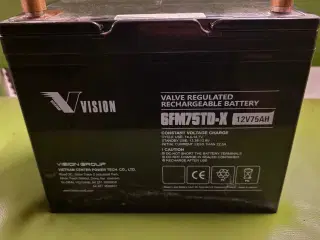 AGM Batteri 12V75AH