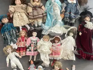 porcelæns dukker - fantastiske til jule engle