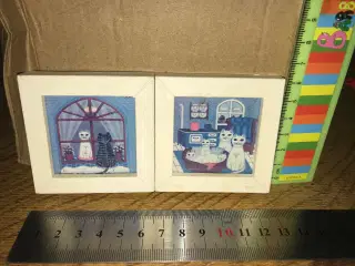 Små billeder med katte på