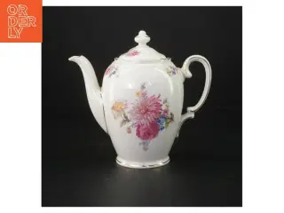 Porcelæns tekande med blomster motiv fra KPM (str. 14 cm)