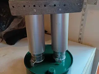 Drivhusvarmer med 2 dob brændere