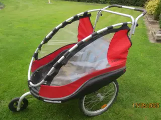 1 stk Dolphin Cykeltrailer til 2 børn 