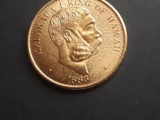 USA 1 Dollar Hawaii 1883 kopi mønt