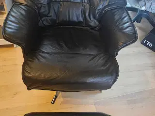 Lænestol med skammel