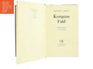 Kongens Fald af Johannes V. Jensen (Bog)