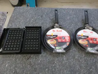 Pandekagepander TEFAL & indsatser til vaffelbagning