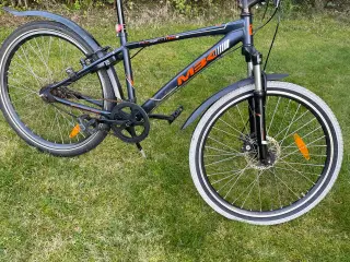 Cykel med 7 gear med 3 bremser
