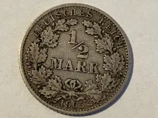 1/2 Mark 1905 Germany