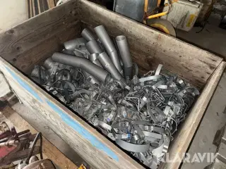 Tagrendejern, nedløb og fittings LOT