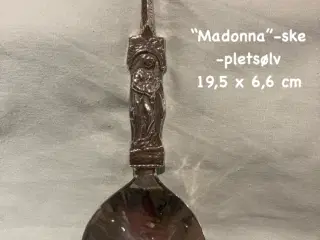 Madonna pletsølv serveringsske