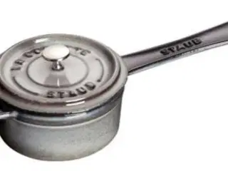 Mini cocotte grå m/ låg 0,25 ltr Håndtag Staub