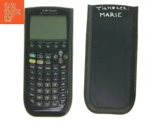 Texas Instruments TI-89 Titanium grafregner med instrukstionsbog fra Texas Instruments (str. 19x9 cm)
