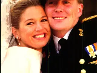 Prins Willem Alexander og Prinsesse Maxinas Bryllup - Hallmark 152 - 11x18 cm. - Ubrugt