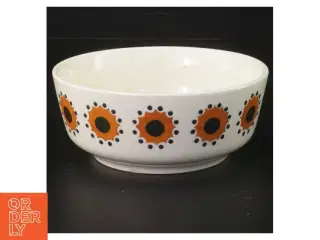 Porcelænsskål med blomstermønster (str. 13,5 cm)