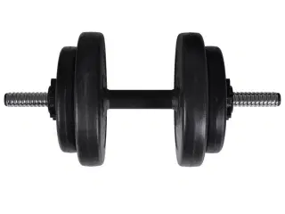 Vægtstang + 2 håndvægte 60,5 kg