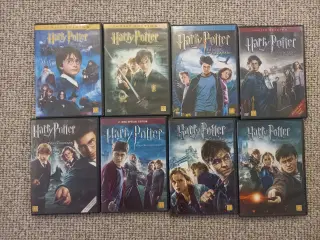 Alle Harry Potter filmene