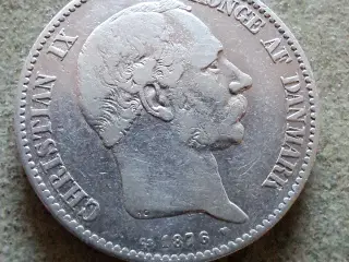 Christian IX 2 krone 1876