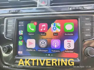 VW SEAT-SKODA Carplay/Android Aktivering