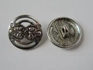 Runde metalknapper