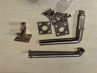 Stalddørsgreb i stål