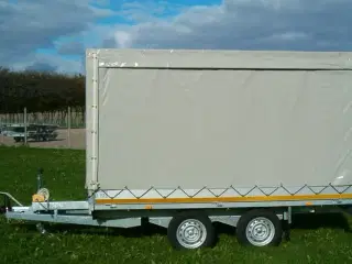 Høj presenning m. gardinsider til Eduard 4018 trailer