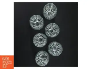 Sæt af seks vandglas (str. 14 cm)