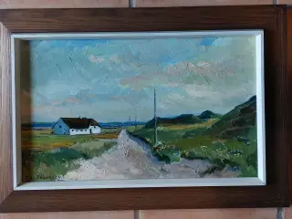 C. E. JACOBSEN ( 1911-1995 ) oliemaleri
