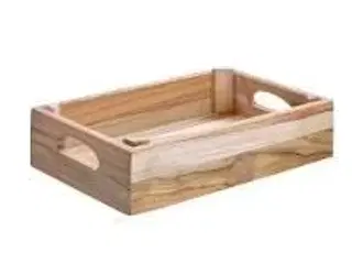 6 stk. Kasse Teak B265 x D163 x H50 mm WOOD by KEN STORKØKKEN