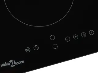 Induktionskogeplade med 2 brændere Touch Control glas 3500 W
