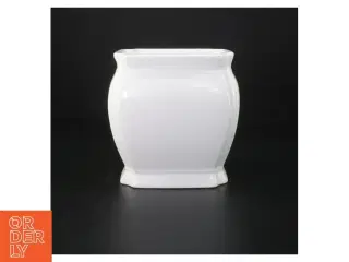 Porcelæn vase skjuler med blomsterdesign (str. 15x16 cm)