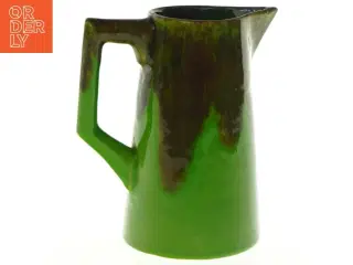 Grøn Keramik Kande (str. 14 x 9 cm)
