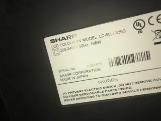 SHARP 60" TV (IC60LE636S)