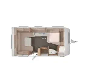 2015 - Knaus Südwind Limited Edition 450 FU Fortelt: Isabella Commodore Seed, Truma Go2 mover, Dometic aircon, rundsiddegruppe, stabilisator, køleskab m/ fryser, fransk dobbeltseng