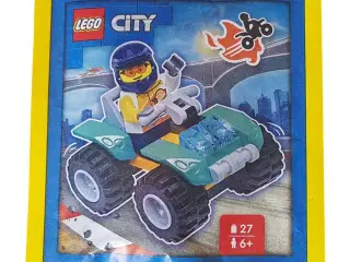 Schleich 952308 Lego City, Stuntman with Quad (202