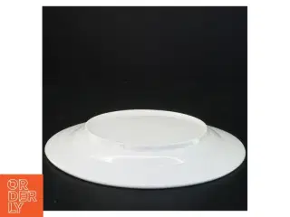 Hvide porcelænstallerkener (str. Diameter 26 cm)