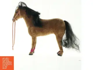 Brun legetøjshest (str. 54 cm)