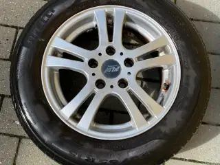 195x65x15 alufælge med dæk