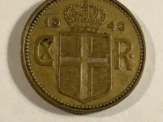 1 Krona Iceland 1940