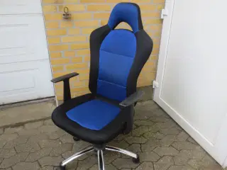 1 stk Gamerstol/Kontorstol med 5 Hjul