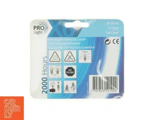 Halogenpærer G4 20W fra Pro Light (str. 20 watt)