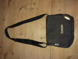 L) Mørkebrun Kawasaki taske