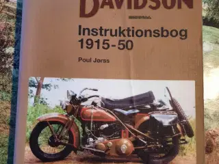 Harley Davidson instruktionsbog 1915-50